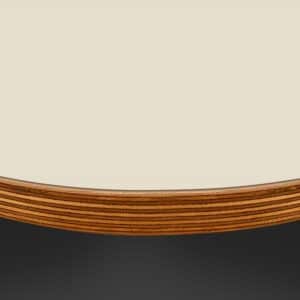 Formica Pumice F7858 Matte58 Laminate 1 Side Birch Ply Round Table Top (Pack of 10) 596mm diameter x 20mm