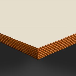 Formica Pumice F7858  Matte58 Laminate 1 side Birch Ply Table Top (Pack of 10) 596x596x20mm
