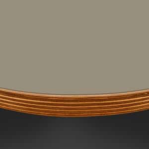Formica Sarum Grey F2770 Matte58 Laminate 1 Side Birch Ply Round Table Top (Pack of 10) 596mm diameter x 20mm