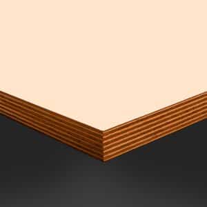 Formica Seringa F2273 Matte58 Laminate 1 side Birch Ply Table Top (Pack of 10) 596x596x20mm