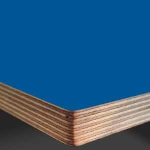 Formica Spectrum Blue F7851 Matte58 Laminate Faced Birch Ply Furniture Board 3030x1200x20mm