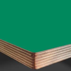 Formica Spectrum Green F7897 Matte58 Laminate Faced Birch Ply Furniture Board 3030x1200x20mm