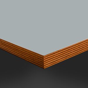 Formica  Steel F1484 Matte58 Laminate 1 side Birch Ply Table Top (Pack of 10) 596x596x20mm