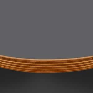 Formica Storm F7912 Matte58 Laminate 1 Side Birch Ply Round Table Top (Pack of 10) 596mm diameter x 20mm