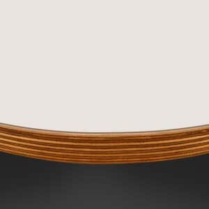 Formica Surf F7923 Matte58 Laminate 1 Side Birch Ply Round Table Top (Pack of 10) 596mm diameter x 20mm