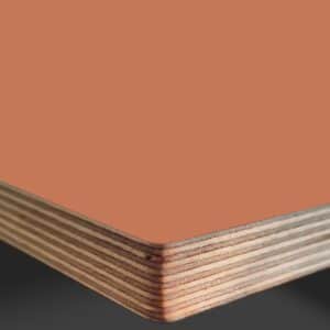 Formica Terracotta F4161 Matte58 Laminate Faced Birch Ply Furniture Board 3030x1200x20mm