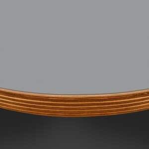 Formica Tornado F1535 Matte58 Laminate 1 Side Birch Ply Round Table Top (Pack of 10) 596mm diameter x 20mm
