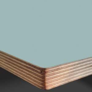 L & P Green 013  Satin Laminate Faced Birch Ply Furniture Board 3030x1200x20mm
