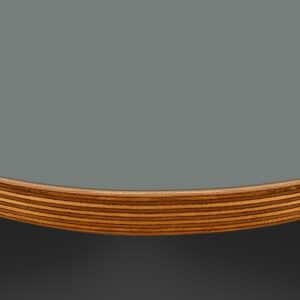 L & P Grey 019 Satin Laminate 1 Side Birch Ply Round Table Top (Pack of 10) 596mm diameter x 20mm