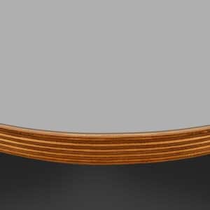 L & P Grey 023 Satin Laminate 1 Side Birch Ply Round Table Top (Pack of 10) 596mm diameter x 20mm