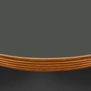 L & P Grey 031 Satin Laminate 1 Side Birch Ply Round Table Top (Pack of 10) 596mm diameter x 20mm