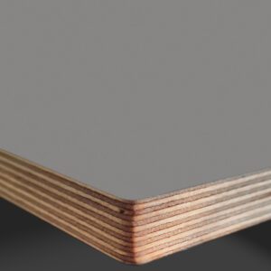 L & P Grey 016 Satin Laminate Faced Birch Ply Furniture Board 3030x1200x20mm