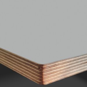L & P Grey 019  Satin Laminate Faced Birch Ply Furniture Board 3030x1200x20mm