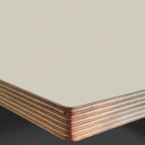 L & P Grey 022 Satin Laminate Faced Birch Ply Furniture Board 3030x1200x20mm