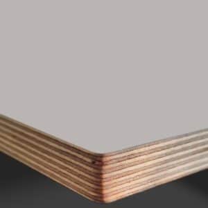 L & P Grey 027 Satin Laminate Faced Birch Ply Furniture Board 3030x1200x20mm