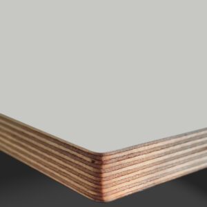 L & P Grey 033 Gloss Laminate Faced Birch Ply Furniture Board 3030x1200x20mm
