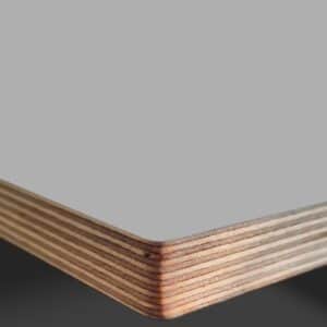 L & P Grey 034 Gloss Laminate Faced Birch Ply Furniture Board 3030x1200x20mm