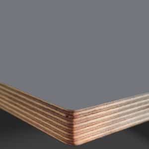 L & P Grey 035 Gloss Laminate Faced Birch Ply Furniture Board 3030x1200x20mm